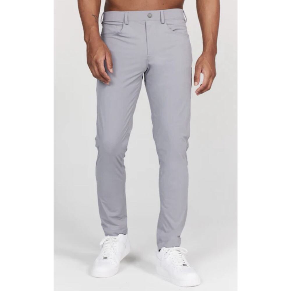 Redvanly Kent Golf Pants Pull On Trouser •XL• 32" Grey Stretch $150